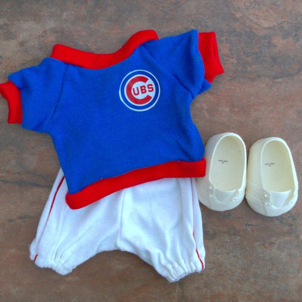 Chicago Cubs Shirt Baseball Doll Clothes Outfit Uniform